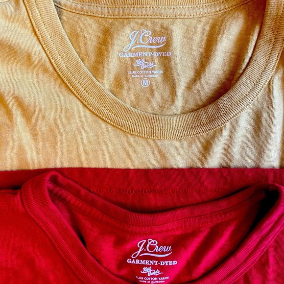 J.Crew Garment Dyed Tees - Picture 6 of 6